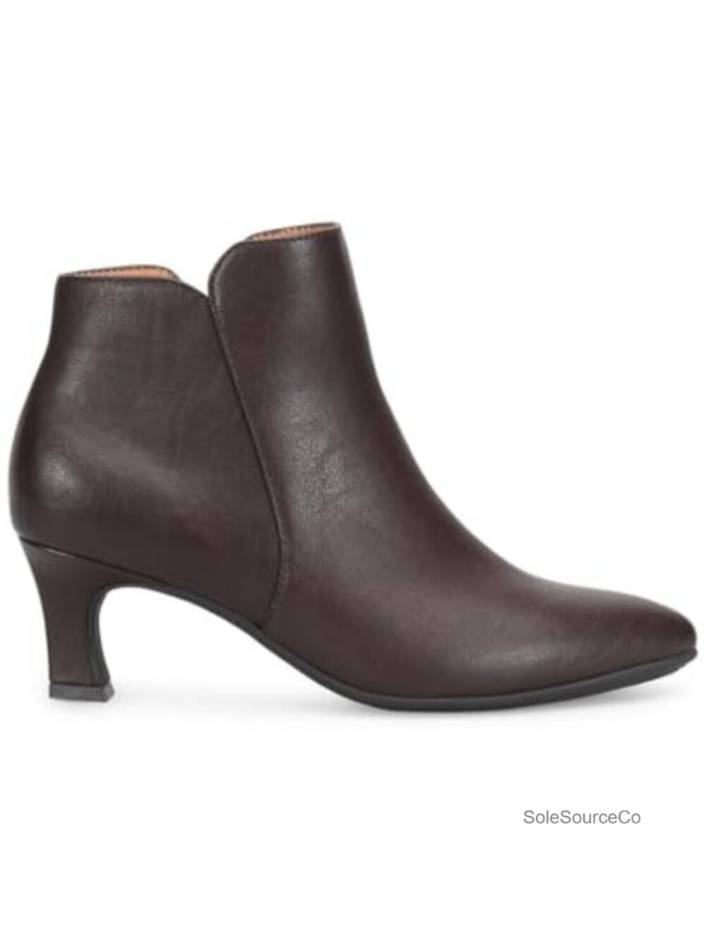 Sofft Violet Pump Sculpted Mid Heel Almond Toe PU Flexible Outsole